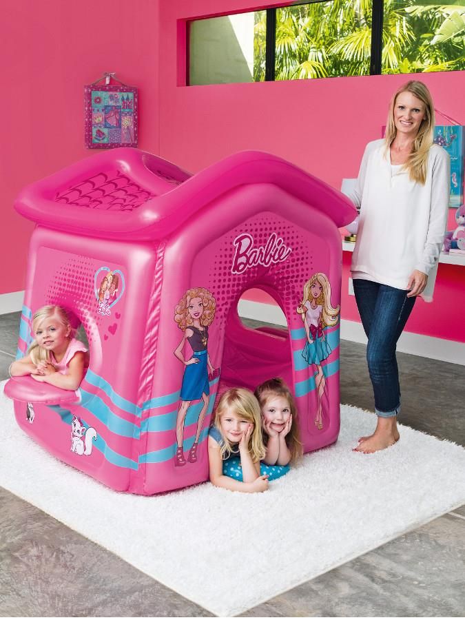 Dětský nafukovací domeček Bestway Barbie - obrázek 3