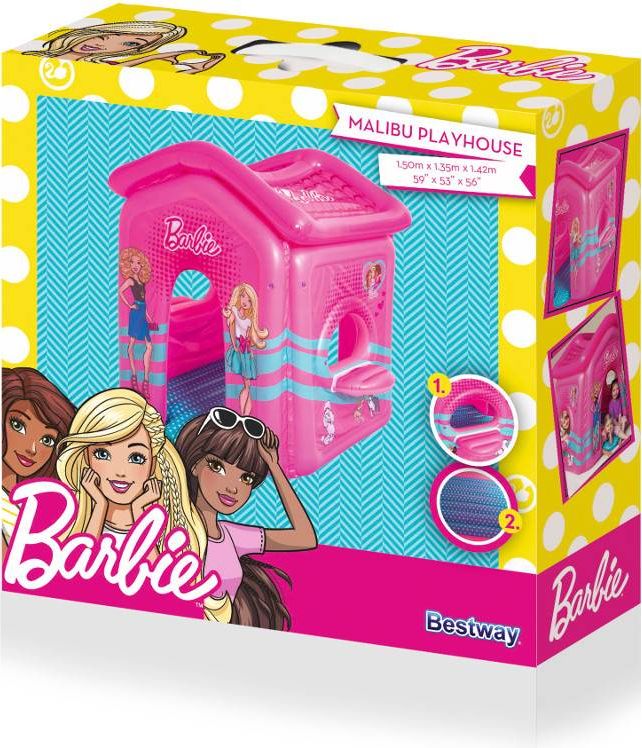 Dětský nafukovací domeček Bestway Barbie - obrázek 4