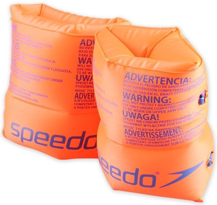 Speedo Roll Up Arm Bands - orange uni - obrázek 1