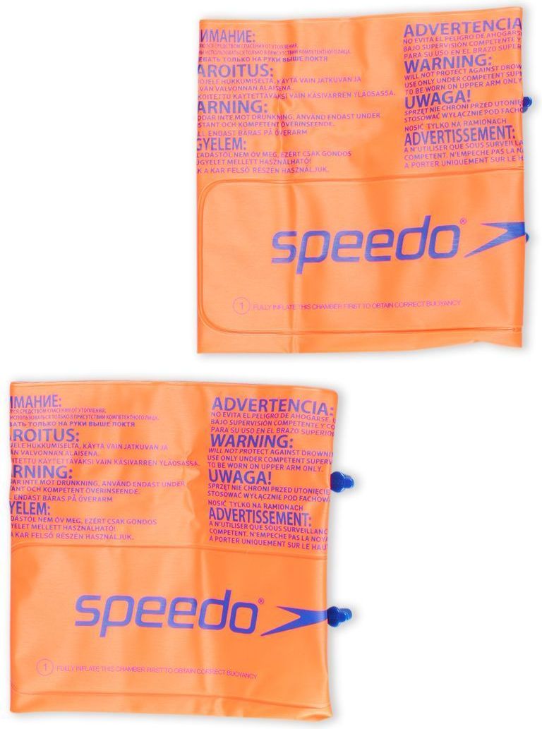 Speedo Roll Up Arm Bands - orange uni - obrázek 2