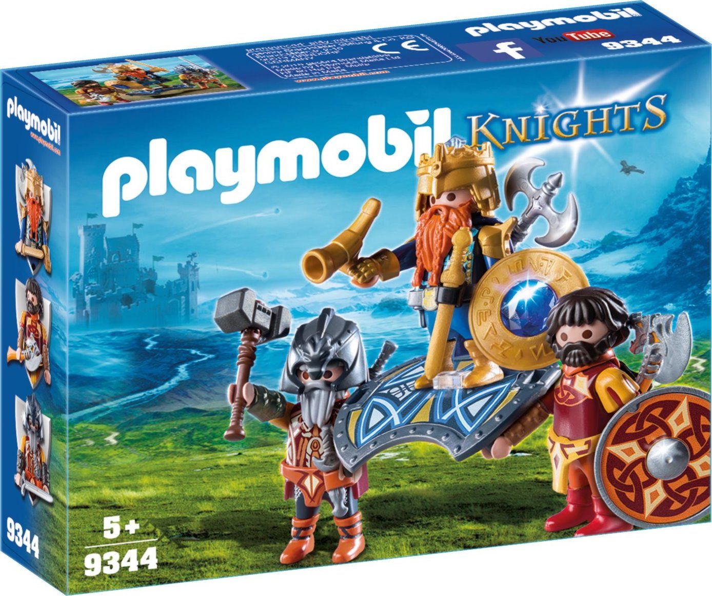 PLAYMOBIL Král trpaslíků s ochránci 9344 - obrázek 1