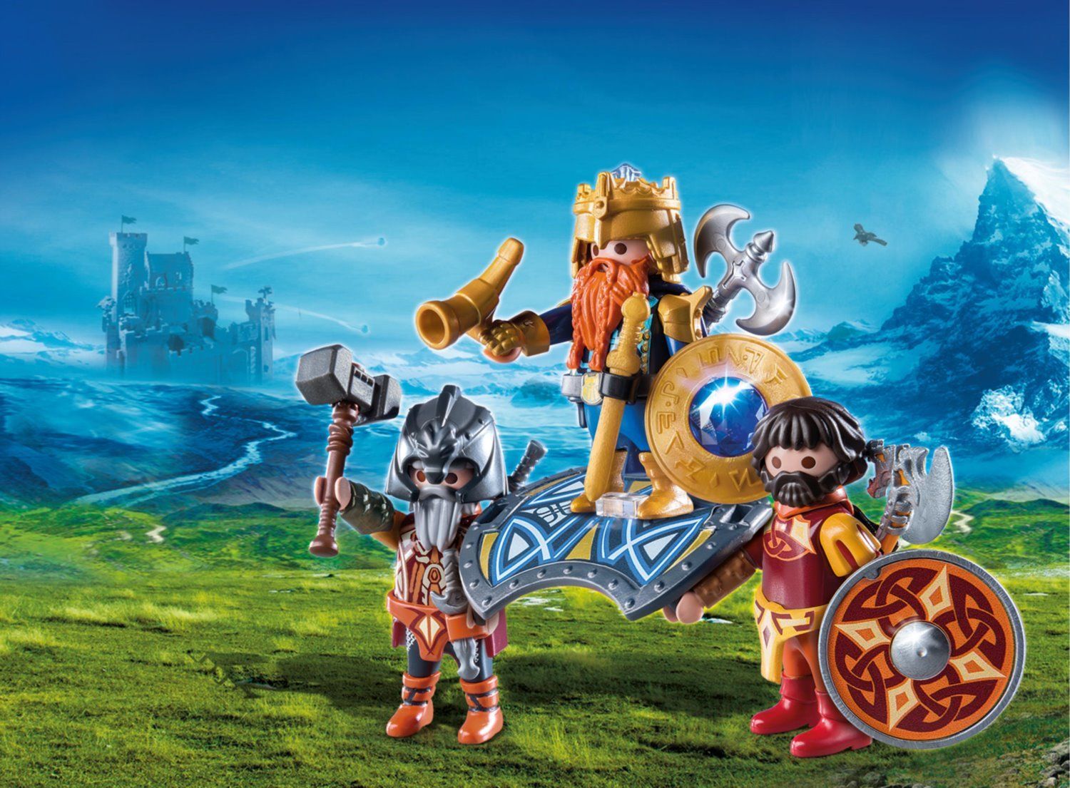 PLAYMOBIL Král trpaslíků s ochránci 9344 - obrázek 2