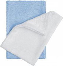 T-tomi Koupací žínky - rukavice 2 ks bílá + modrá - obrázek 1