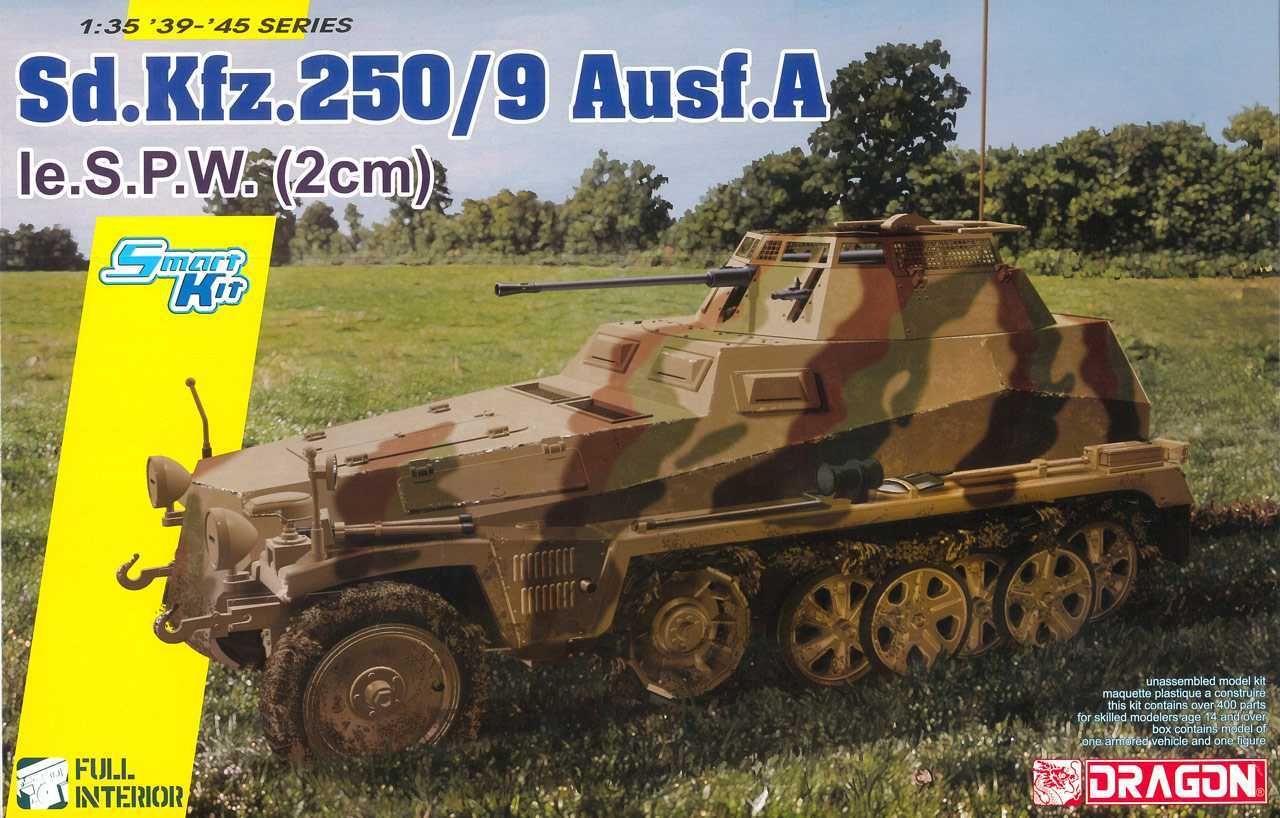 DRAGON Model Kit tank 6882 - Sd.Kfz.250/9 Ausf.A le.S.P.W (2cm) (1:35) - obrázek 1