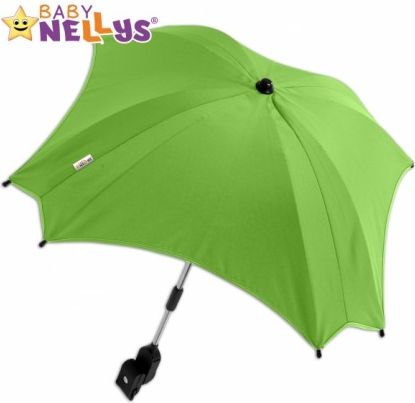 Slunečník, deštník do kočárku Baby Nellys ® - zelený - obrázek 1
