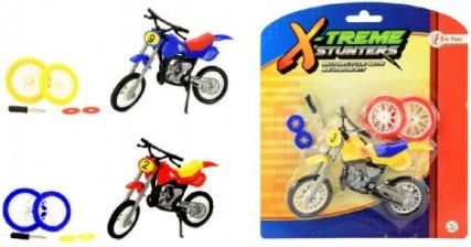 Motorka šroubovací s doplňky plast 12cm asst 3 barvy na kartě - obrázek 1