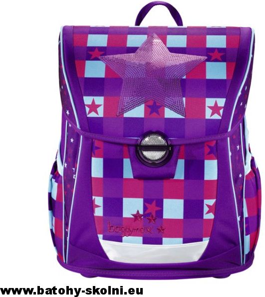 Školní aktovka Pink Star 3 dílný set Baggymax Fabby - Doprava Zdarma - obrázek 2