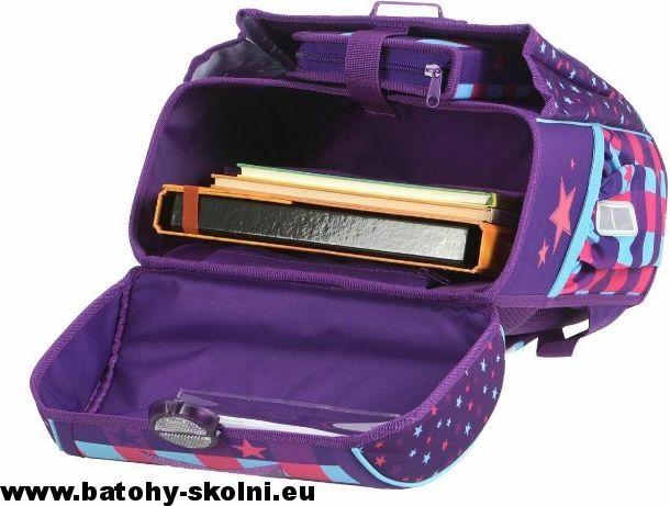 Školní aktovka Pink Star 3 dílný set Baggymax Fabby - Doprava Zdarma - obrázek 11