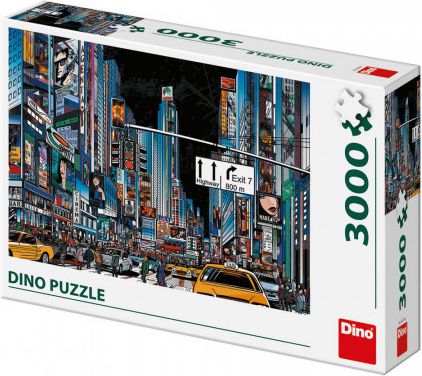 Dino Noční New York 3000 dílků - obrázek 1