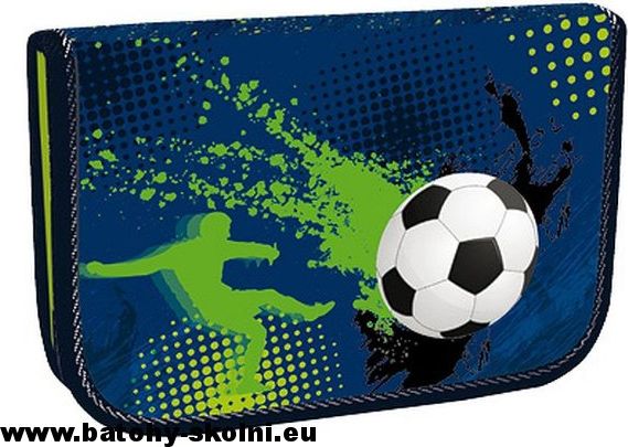 Školní jednopatrový penál Stil pouzdro Football 3 - obrázek 1