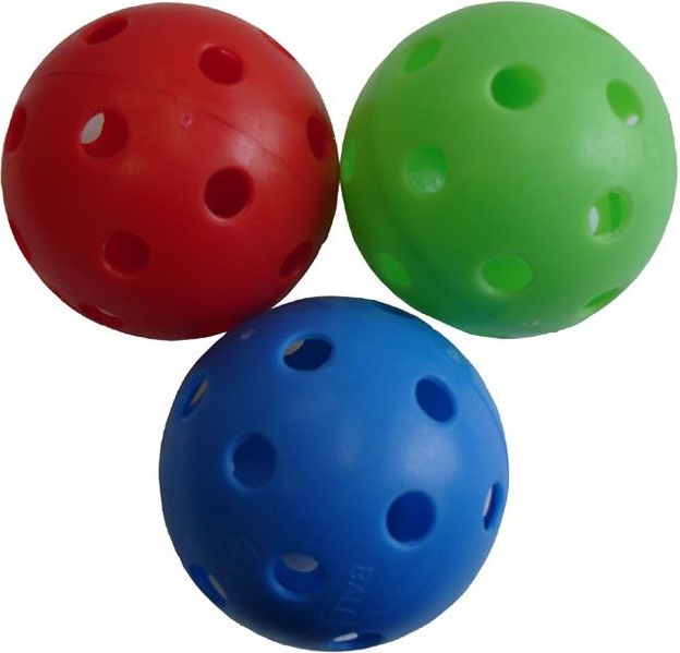 CorbySport 5103 Florbalový míček necertifikovaný barevný - obrázek 1