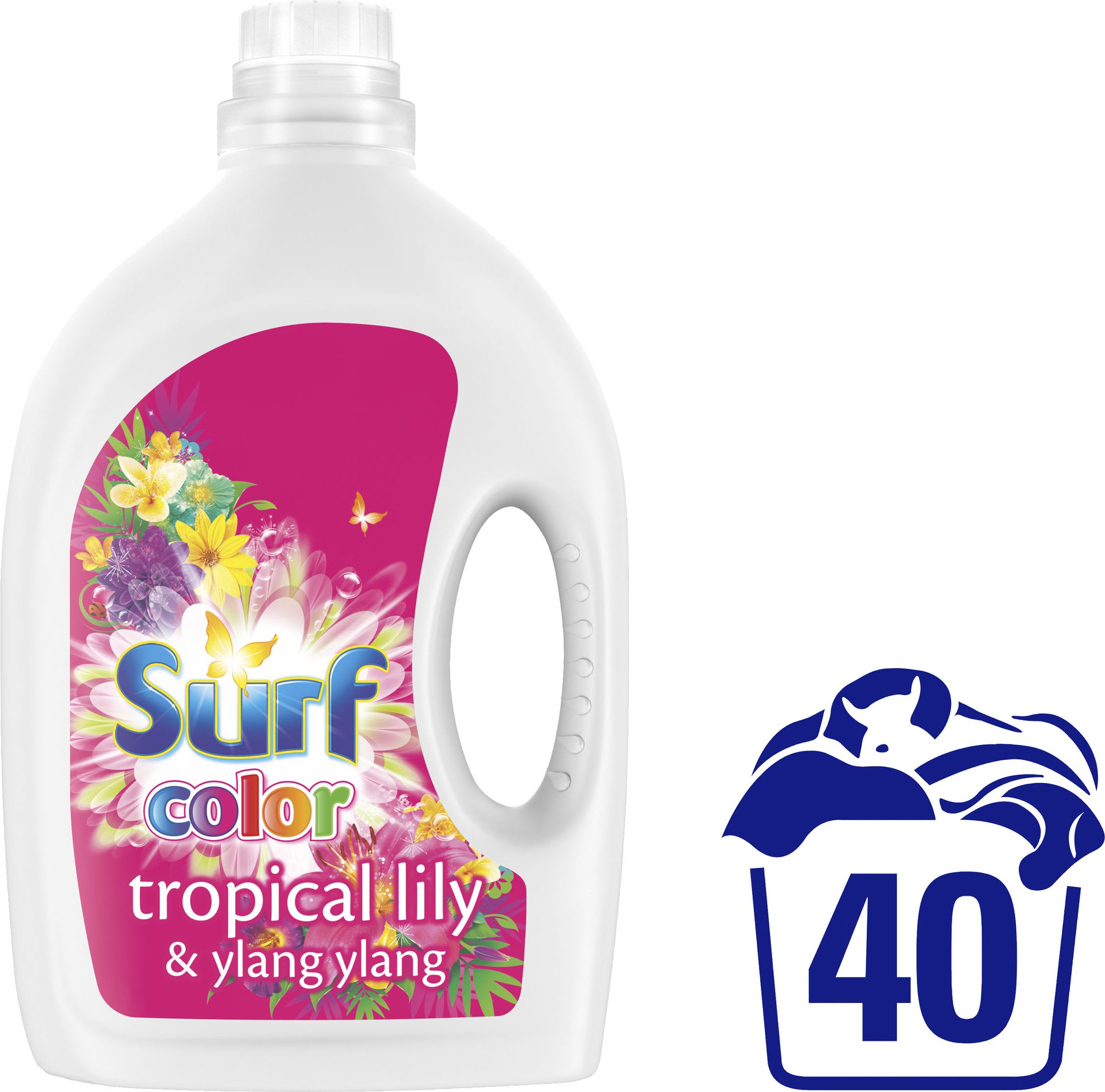SURF Color Tropical 2,8 L (40 dávek) – prací gel - obrázek 1