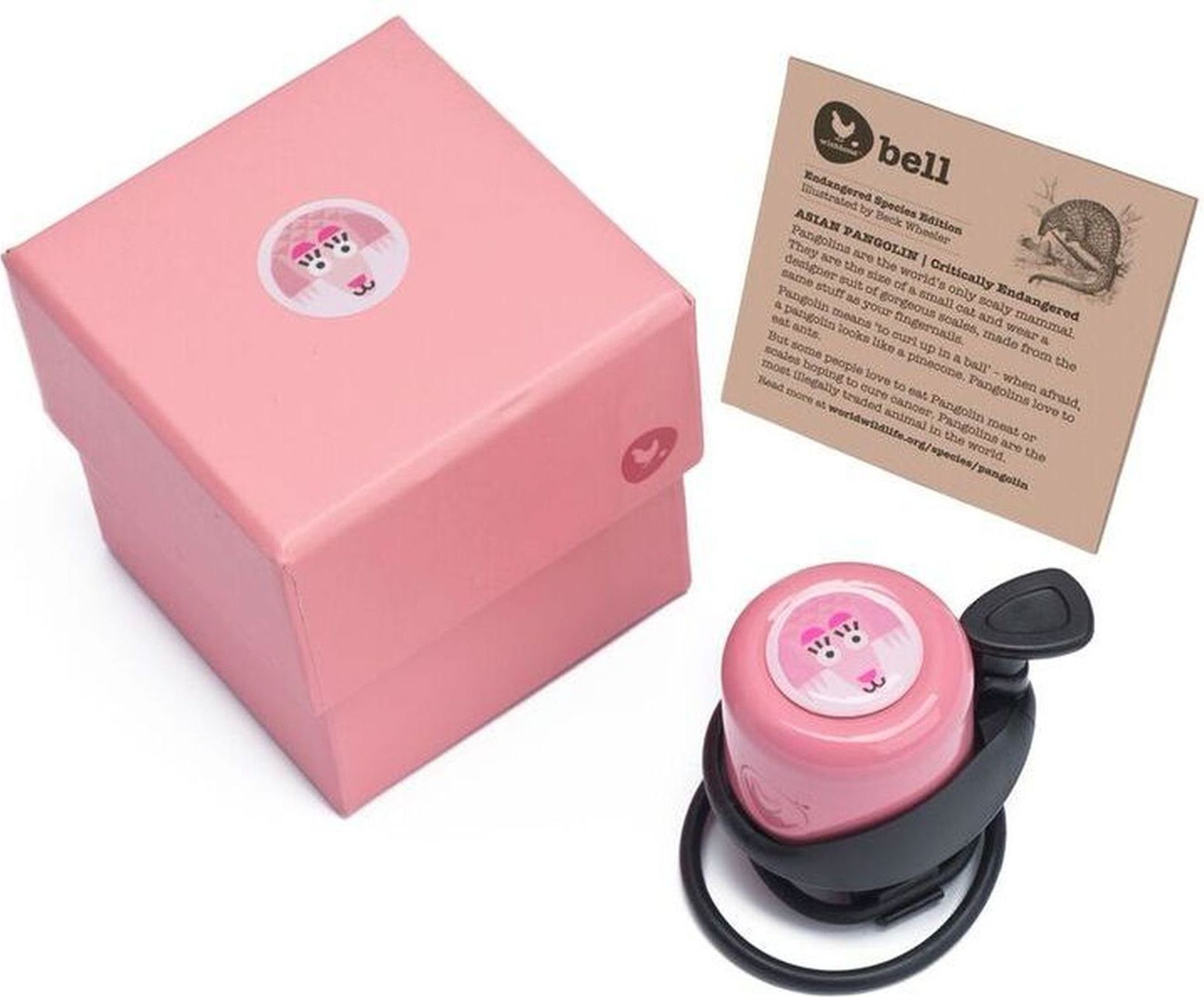 Wishbone Bike Bell Luskoun - Pink uni - obrázek 2
