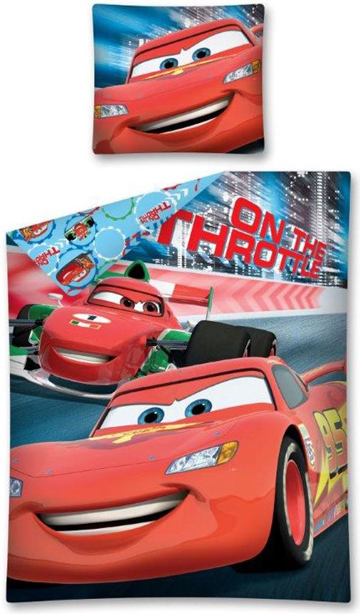 DETEXPOL Povlečení Cars Blesk a Francesco Bavlna, 140/200, 70/80 cm - obrázek 1