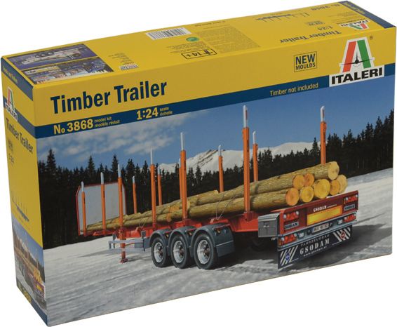 ITALERI Model Kit návěs 3868 - TIMBER TRAILER (1:24) - obrázek 1