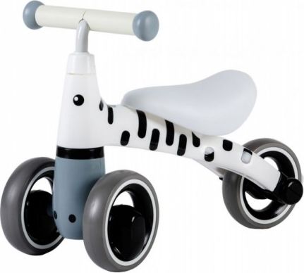 Odrážedlo/tříkolka Eco Toys, Zebra - bílá - obrázek 1