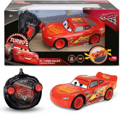 RC Cars 3 Turbo Racer Blesk McQueen 1:24, 17cm, 2kan - obrázek 1
