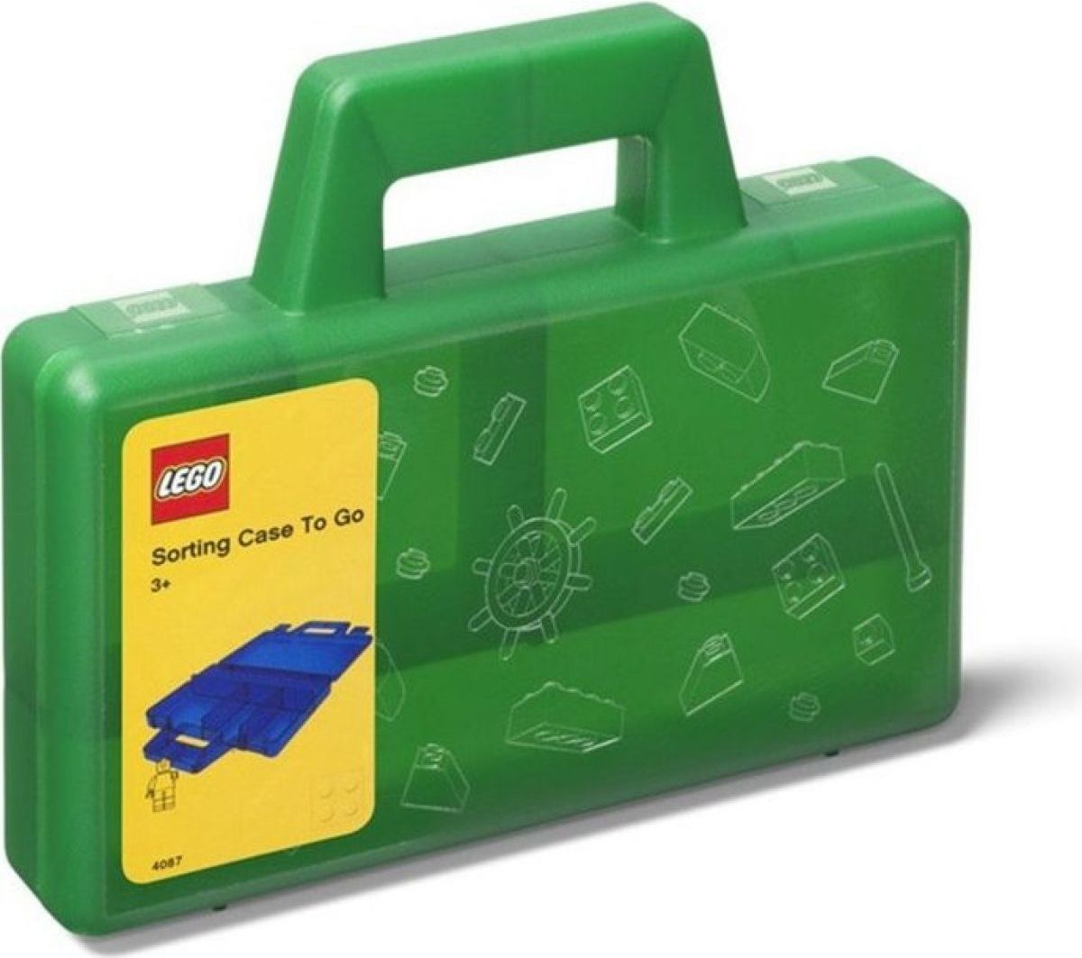 LEGO® úložný box TO-GO zelený - obrázek 1