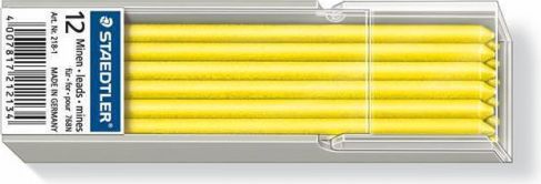 Tuha "Lumocolor", žlutá, ne-permanentní, omnichrom, STAEDTLER, box 12 ks - obrázek 1
