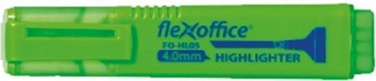 Zvýrazňovač "HL05", zelená, 4,0 mm, FLEXOFFICE - obrázek 1