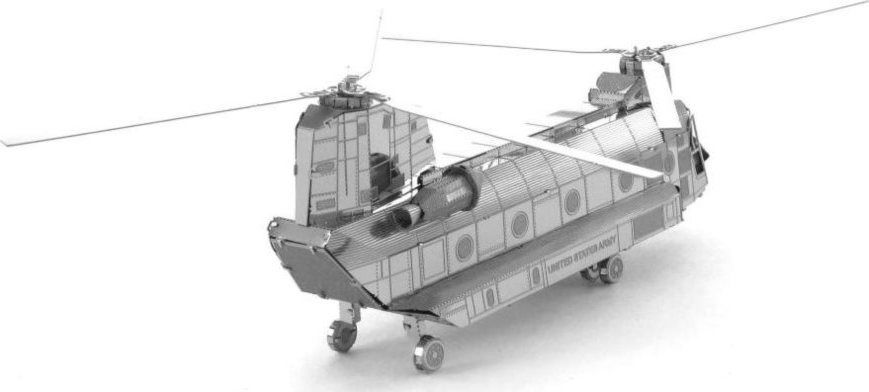 METAL EARTH 3D puzzle Vrtulník CH-47 Chinook - obrázek 2