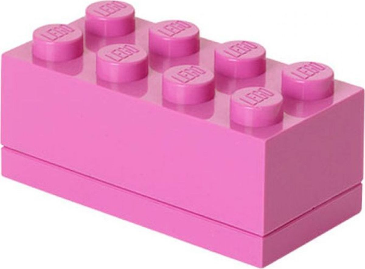 LEGO Mini Box 4,6 x 9,3 x 4,3 cm Růžová - obrázek 1
