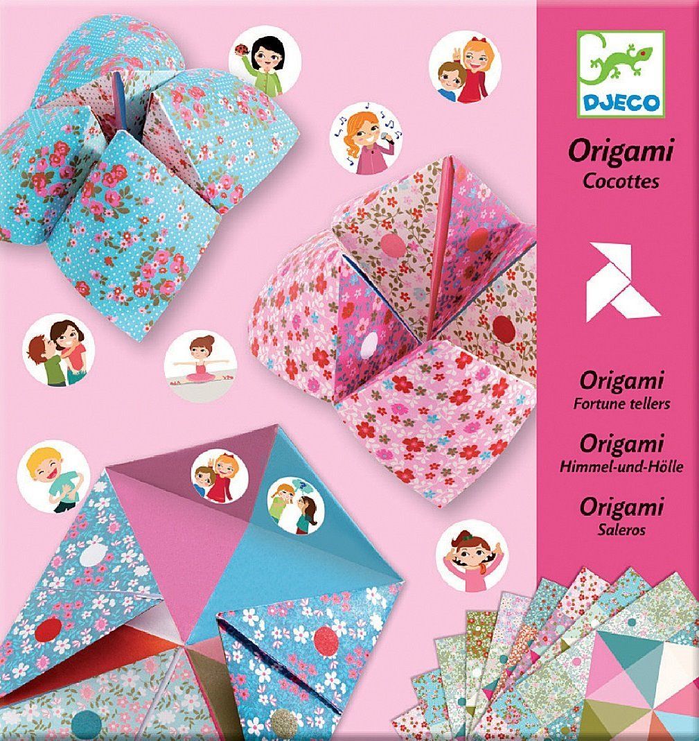 DJECO Origami Nebe, peklo, ráj (růžová) - obrázek 1