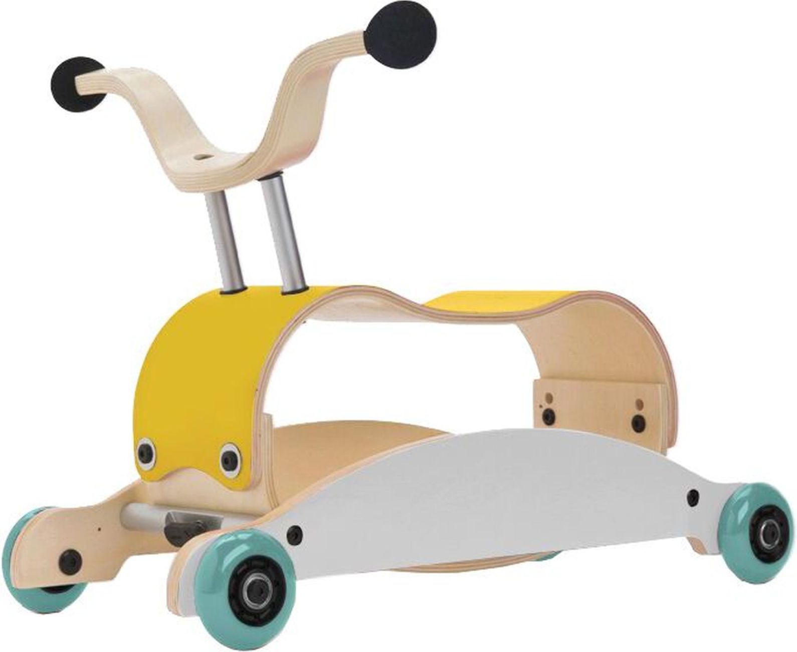 Wishbone Mini-Flip Yellow/White wheels aqua uni - obrázek 1