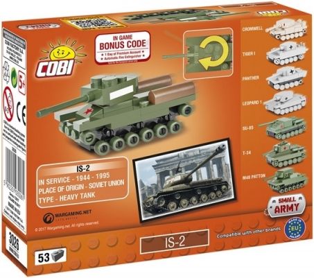 Cobi 3026 WOT Nano Tank IS2, 53 k - obrázek 2