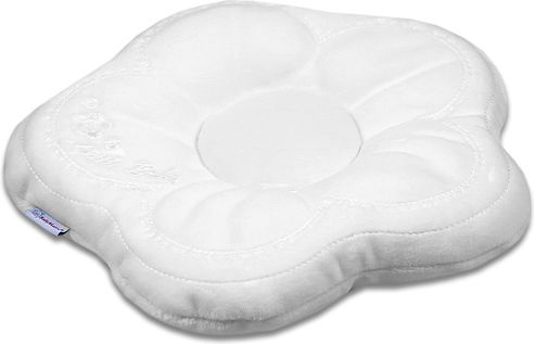 Kojenecký polštářek Baby Matex Flor bílý - obrázek 1
