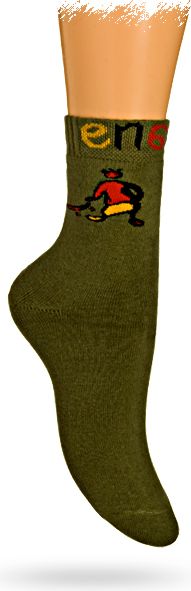 Dětské termo ponožky GATTA vzor ENERGY šedé Velikost: 27-29 - obrázek 1