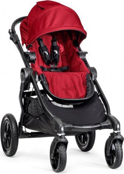Baby Jogger kočárek CITY SELECT – ČERNÝ RÁM BARVA RED - obrázek 1