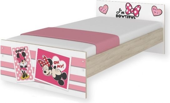 BabyBoo Dětská junior postel Disney 180x90cm - Minnie UPS, D19 - obrázek 1