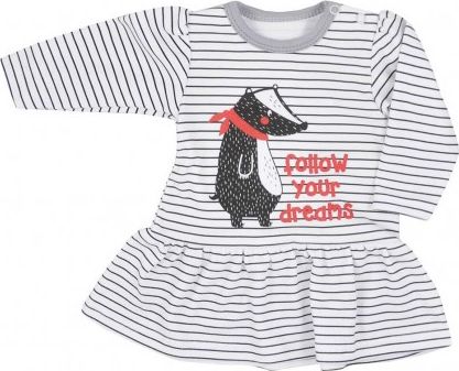 Kojenecké šatičky Koala Jezevec s obrázkem, Dle obrázku, 86 (12-18m) - obrázek 1