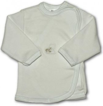 Kojenecká košilka s vyšívaným obrázkem New Baby bílá, Bílá, 68 (4-6m) - obrázek 1