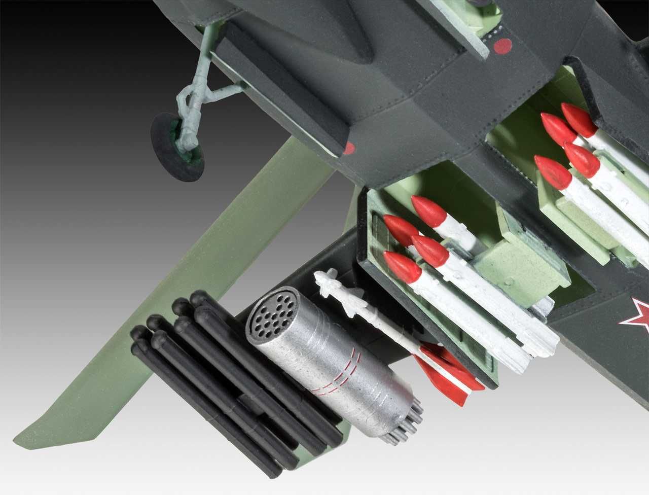 REVELL ModelSet vrtulník 63889 - Kamov Ka-58 Stealth (1:72) - obrázek 3