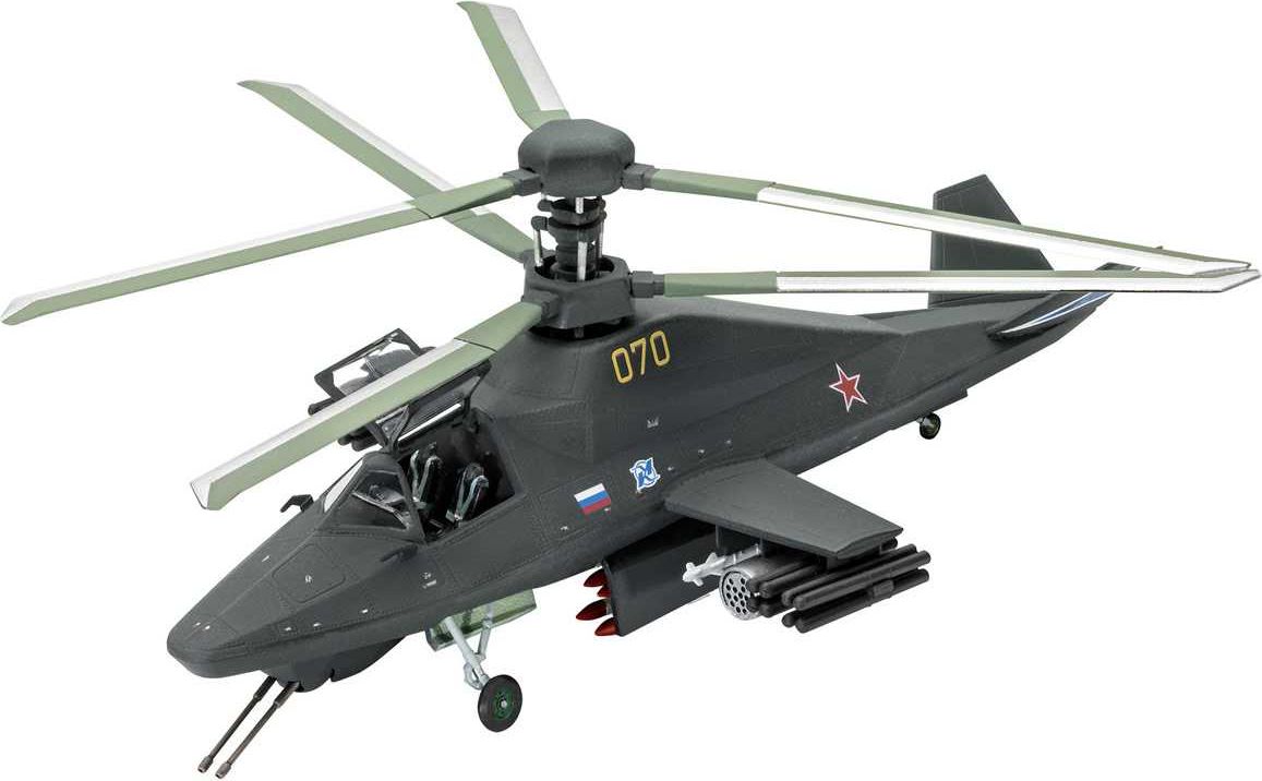 REVELL ModelSet vrtulník 63889 - Kamov Ka-58 Stealth (1:72) - obrázek 6