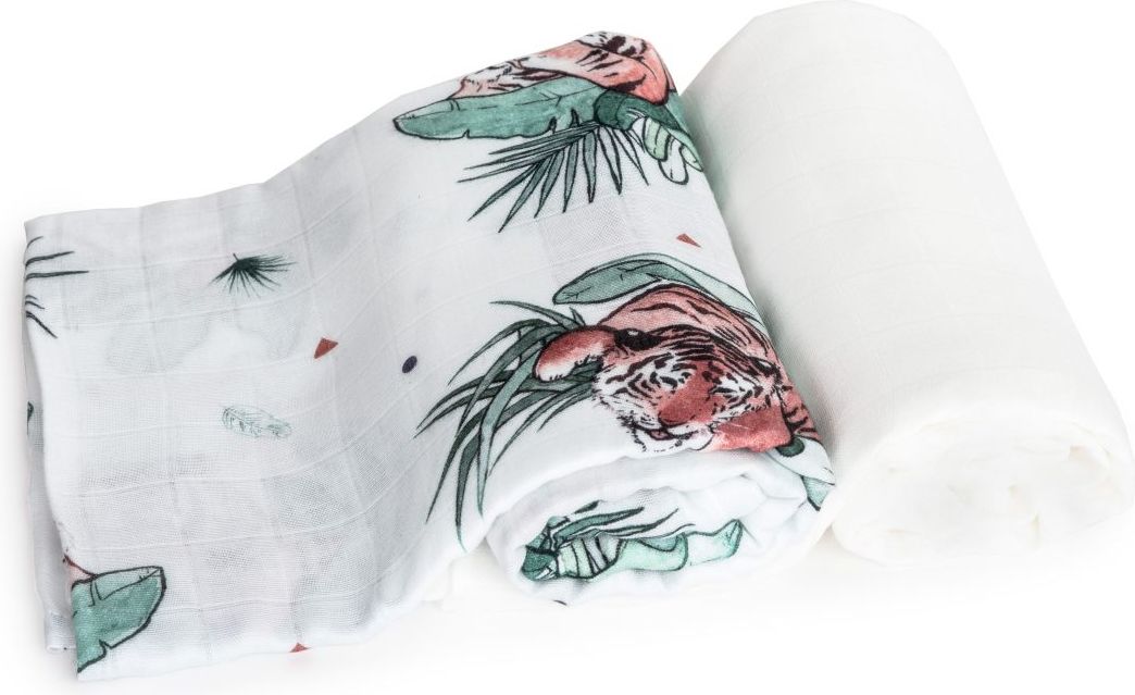 POOFI Bambusové swaddle TROPICAL - obrázek 1