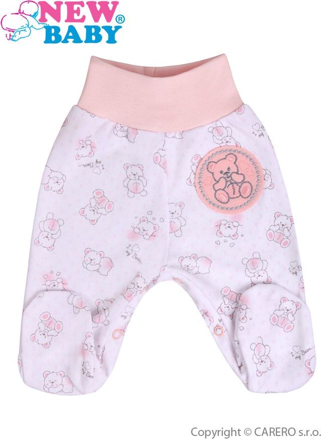 Kojenecké polodupačky New Baby Roztomilý Medvídek růžové Růžová 68 (4-6m) - obrázek 1
