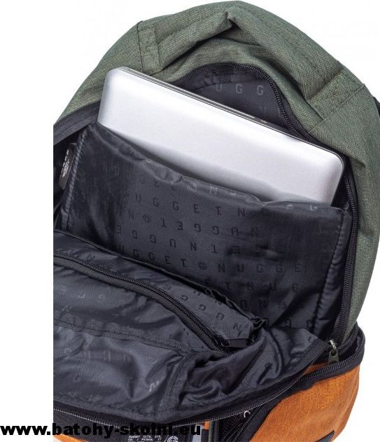 Studentský batoh Nugget Bradley 3 J Heather Military Heather Camel - Doprava Zdarma - obrázek 3