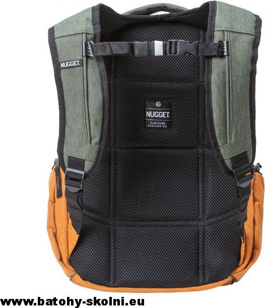 Studentský batoh Nugget Bradley 3 J Heather Military Heather Camel - Doprava Zdarma - obrázek 4