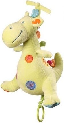 Edukační plyšová hračka Baby Ono s hracím strojkem - Dino - zelený - obrázek 1