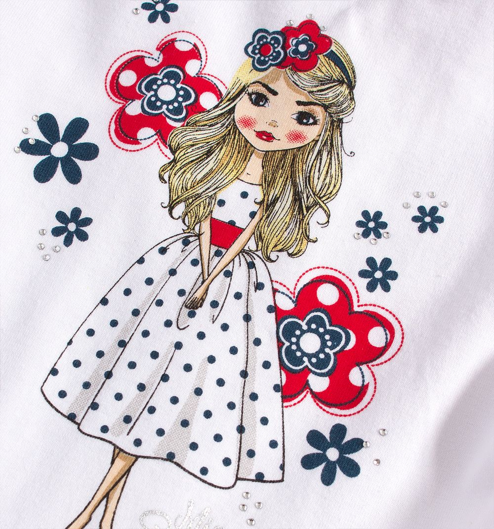 Dívčí šaty s krátkým rukávem Mix´nMATCH MISS SWEETY modré Velikost: 92 - obrázek 2