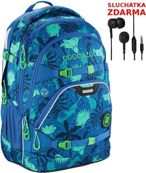 Školní batoh Tropical Blue ScaleRale Hama Coocazoo - obrázek 1