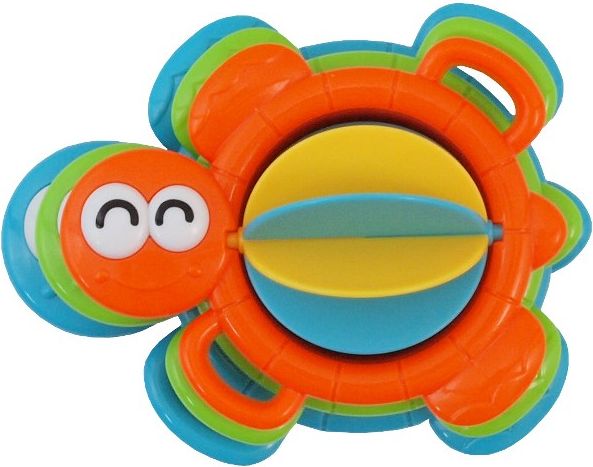 Edukační hračka do koupele Baby Mix želvička Oranžová - obrázek 1
