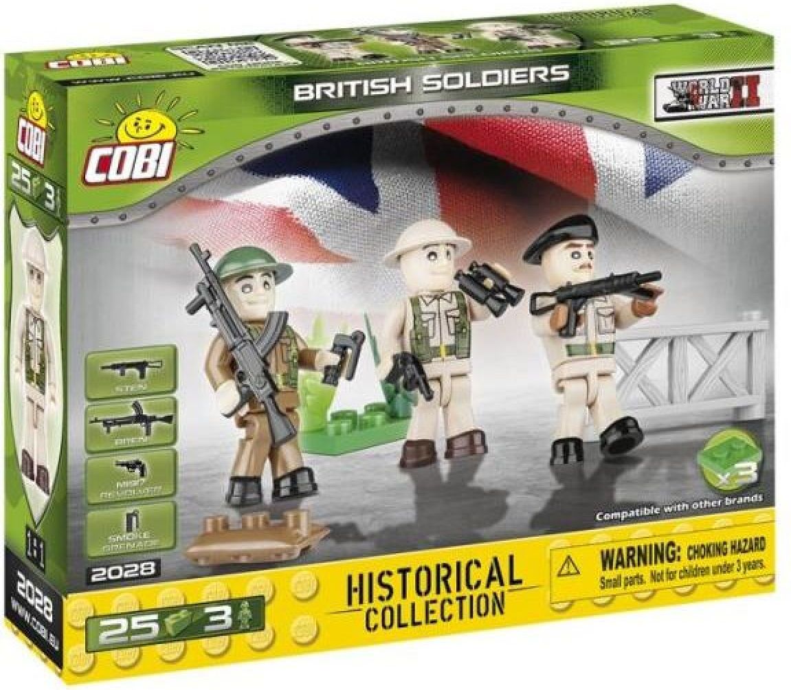 Cobi 2028 Malá armáda 3 figurky s doplňky Britská armáda - obrázek 1