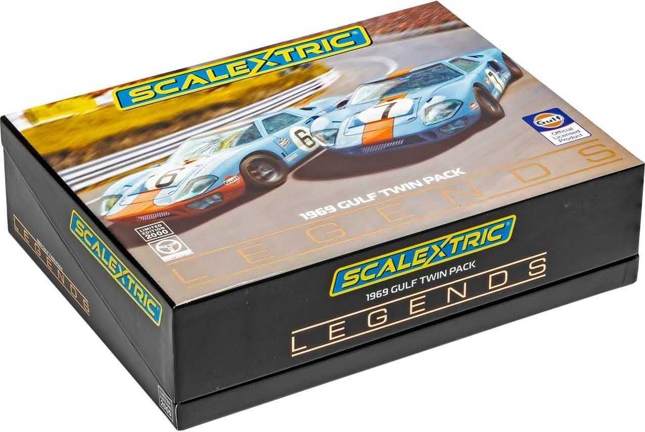 Autíčko Gulf SCALEXTRIC C4041A - Ford GT40 1969 - Gulf Twin Pack (1:32) - obrázek 6