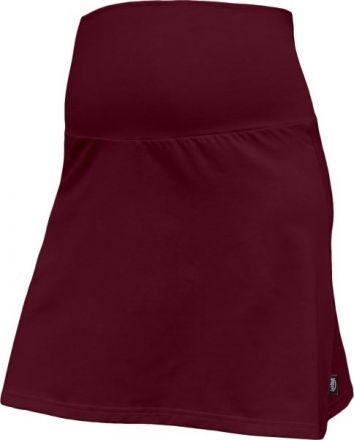 JOŽÁNEK Letní těhotenská sukně Jolana - Áčkový střih, bordo, vel. L/XL - obrázek 1