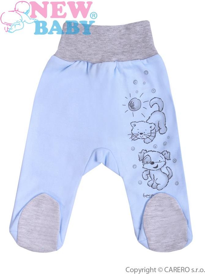 Kojenecké polodupačky vel.68 New Baby Kamarádi modré - obrázek 1
