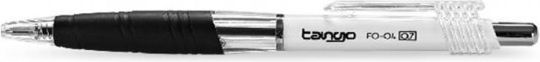 Kuličková pera "Tango", bílá, 0,35 mm, stiskací mechanismus, černý inkoust, FLEXOFFICE, bal. 12 ks - obrázek 1